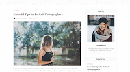 Glossier Clean Blogger Template   