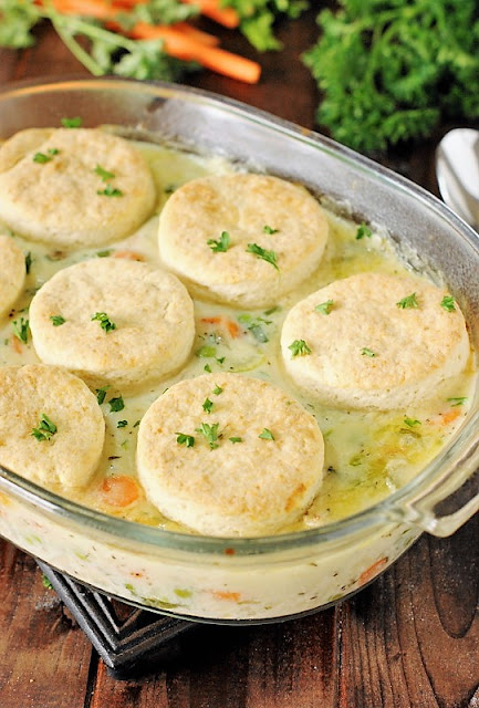  topped with pie crust or biscuit topping Chicken Pot Pie {2 Ways  Pie Crust or Biscuit Topping}