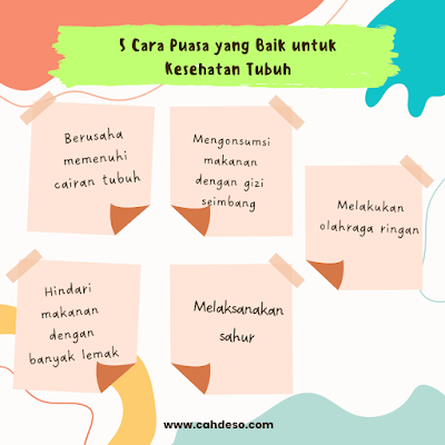 cara puasa yang baik untuk kesehatan