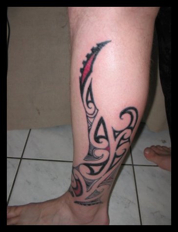 Filipino Tribal Leg Tattoo sri lanka tattoo designs