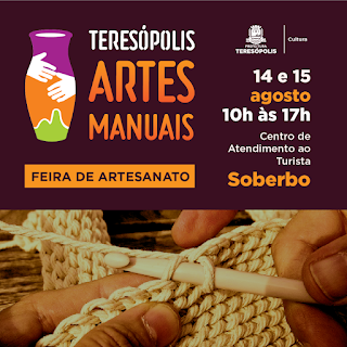 Feira de artesanato ‘Teresópolis Artes Manuais’ neste final de semana, no Soberbo