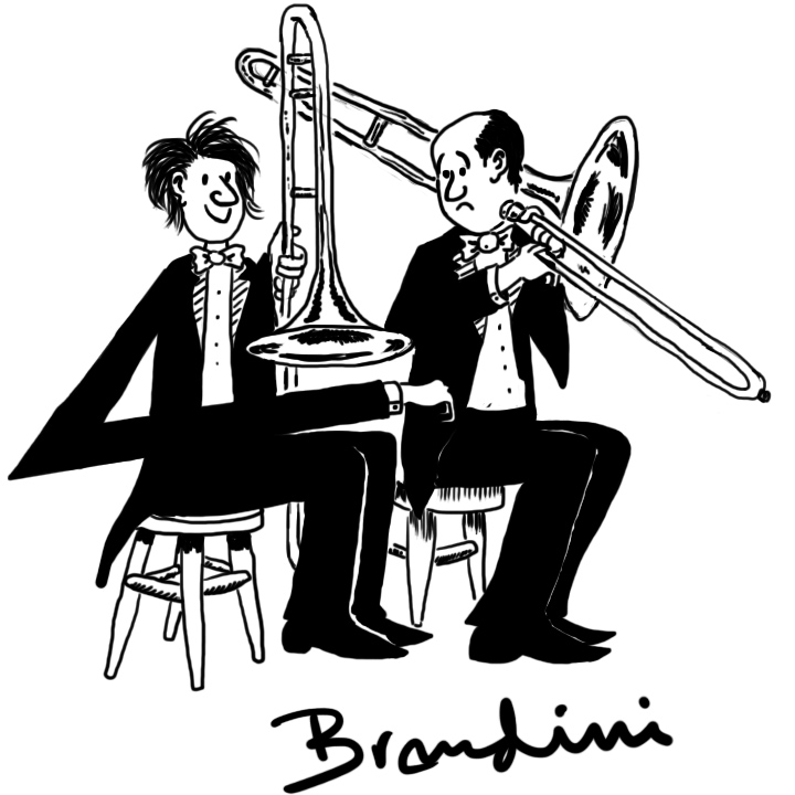 Brendini Cartoons Trombone Envy - 
