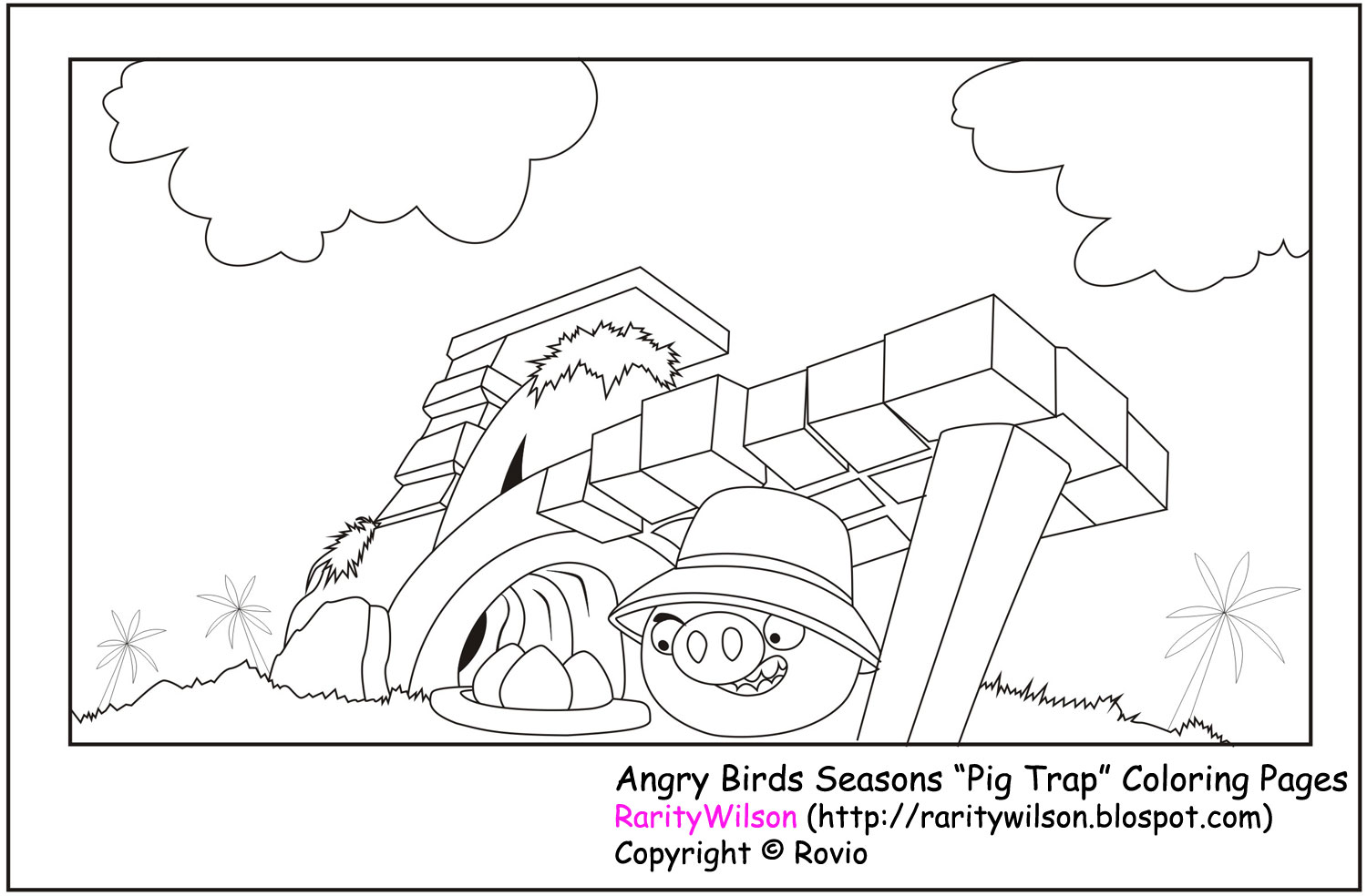 angry birds seasons coloring pages printable