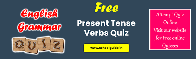 Present Tense Verb Quiz