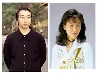 Foto de Yoshiro Togashi e sua esposa Naoko: criadora de Sailor Moon