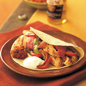 chicken fajitas depiction