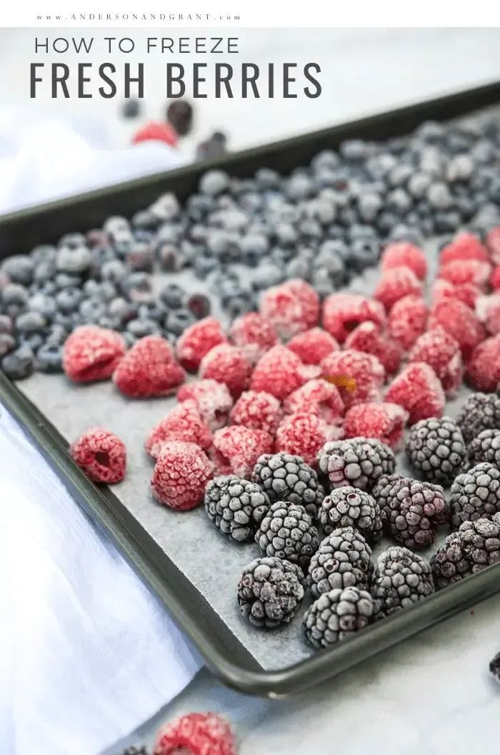 How to freeze fresh berries