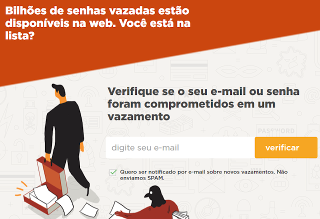 Minha senha - Preencher email