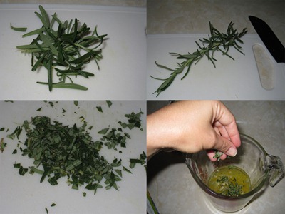 Prepping Rosemary
