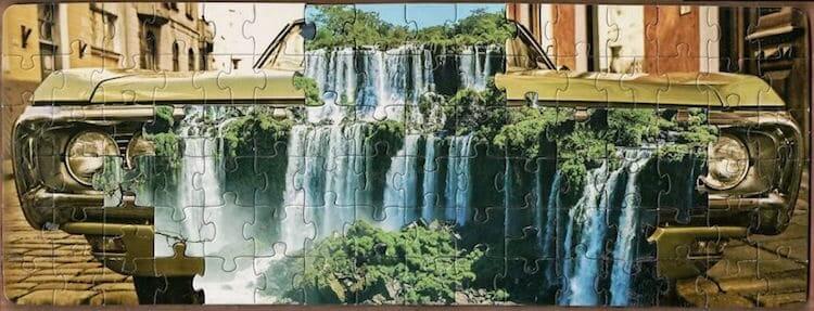 This Artist Creates Hyperrealistic Mashups By Using Jigsaw Puzzles