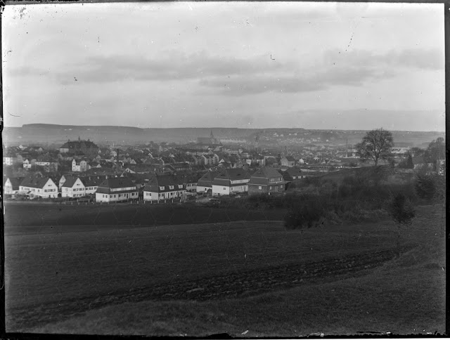 Stadtansicht Ansbach, Mittelfranken - um 1930