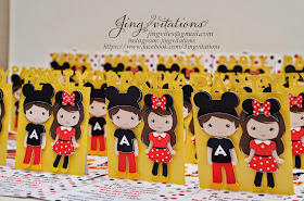 handmade mickey mouse invitations