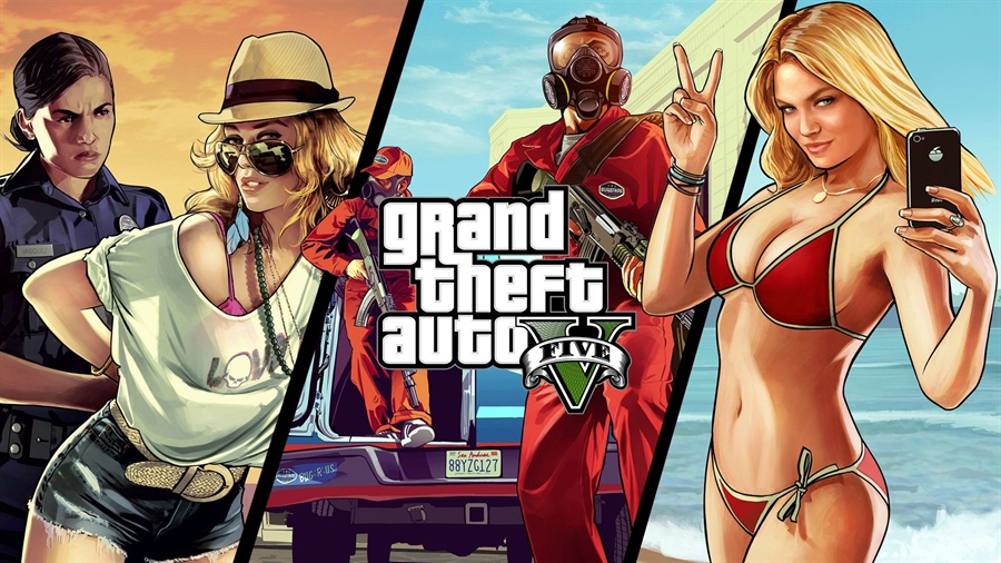 Grand Theft Auto 5 PC Download Free Full Version Poster