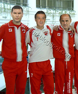 Echipa Dinamo - Gigi Becali, Cristi Borcea, Gheorghe Copos