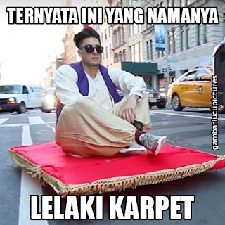 Meme Lelaki Kardus, Lelaki Karpet yang Lucu, Kocak dan Gokil