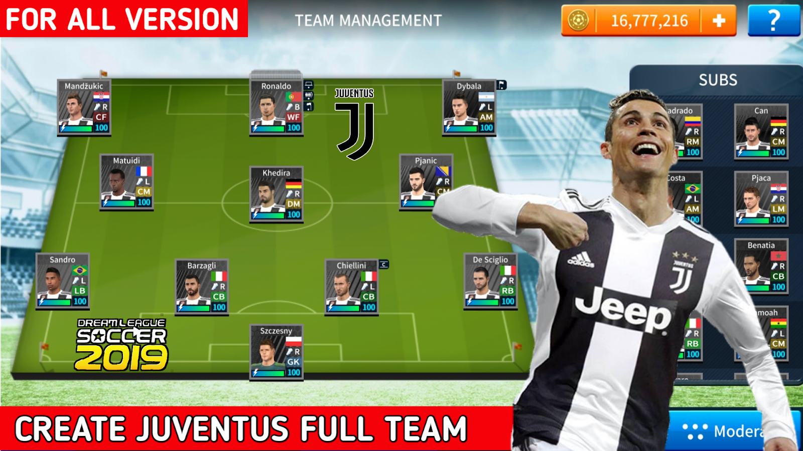 How To Create Juventus Team Kits And Logo In Dream League