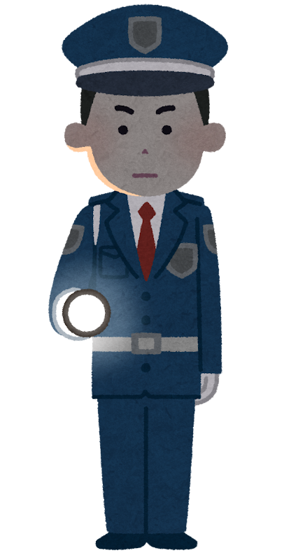 懐中電灯を持つ警備員のイラスト 男性 かわいいフリー素材集 いらすとや 懐中電灯を持つ警備員のイラスト 男性 かわいいフリー素材集 いらすとや