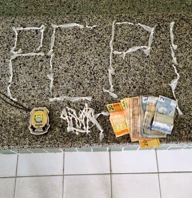 Polícia Civil do Piauí apreende crack, dinheiro e prende três pessoas em Buriti dos Lopes