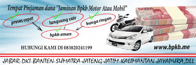 Pinjaman Uang Jaminan Bpkb Motor Langsung Cair di Bandung