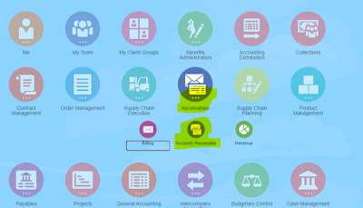 How to open receivables periods in oracle cloud