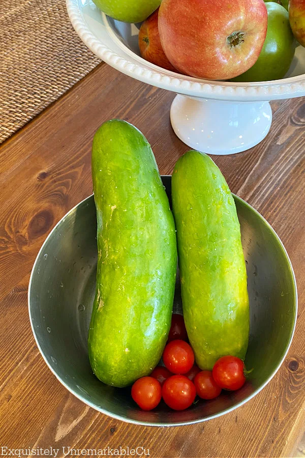 Growing Cucumbers and Tomatoes at Home