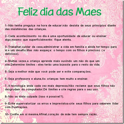 Dia das maes