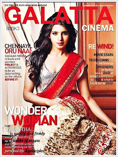 Samantha On Galatta Magazine January 2013 Cover Page