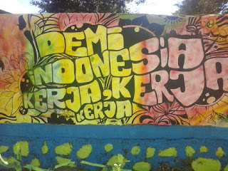 Grafiti Porseni SMAN 1 Panca Lautang