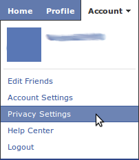 open facebook privacy settings