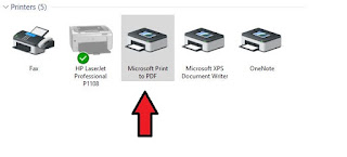 Microsoft Print to Pdf