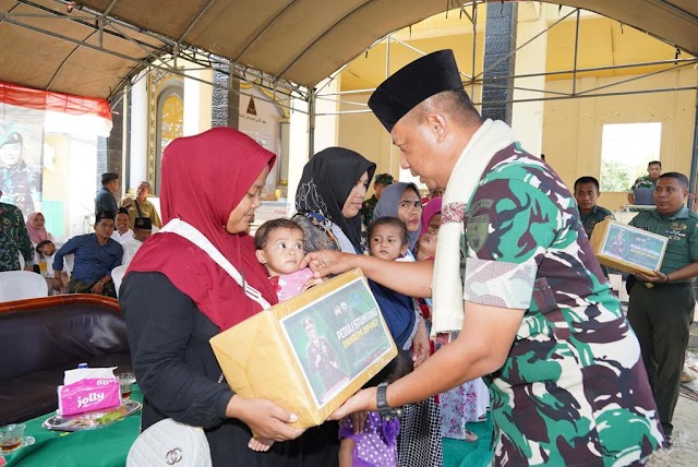 Danrem 084/Bhaskara Jaya Mengikuti Vidcon Peresmian Penggunaan Fasilitas Air Bersih dan Pencanangan Percepatan Penurunan Stunting