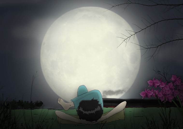 Dongeng dan Cerita Anak Bergambar: MOON AND ME