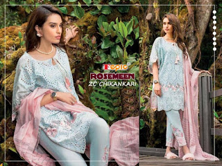 Fepic Rosemeen ZC Chikankari Collection 82001A To 82001D Series