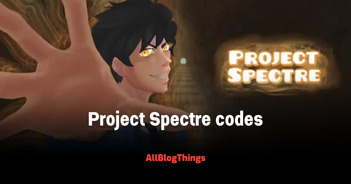 Project Spectre codes