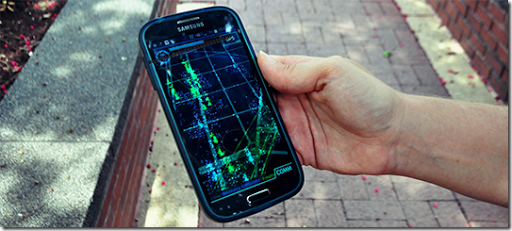 Ingress no smartphone (aspeto) Ingress no smartphone (aspeto)