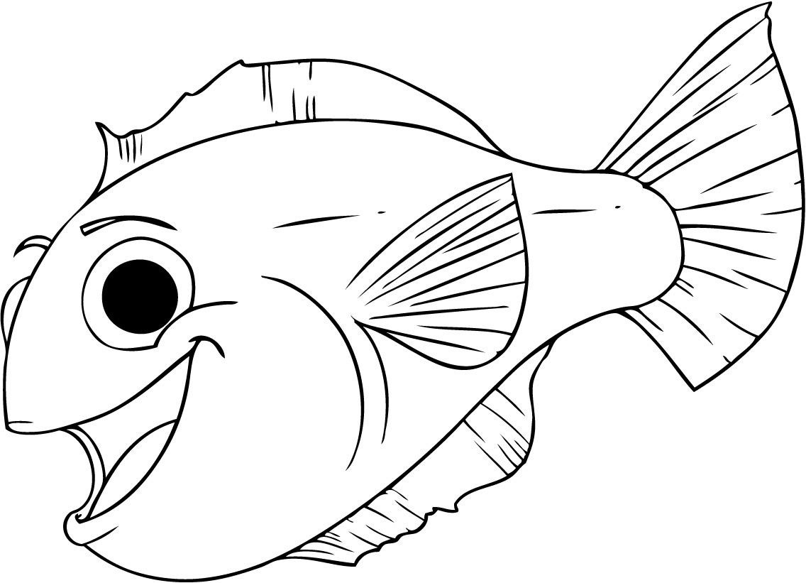 Free Fish Coloring Pages To Print