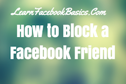 How to Block a Facebook Friend