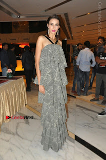 Indian Actress Model Alesia Raut Stills in Sleeveless Long Dress  0030.JPG