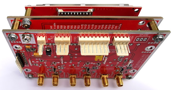 G6LBQ STM32 SI5351 VFO Boards Back View