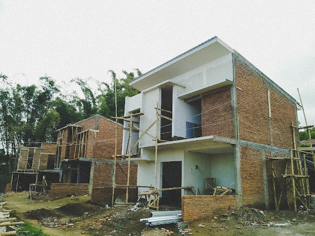 Progres pembangunan perumahan vila Exotic Panderman Hill bulan Oktober 2017.