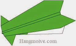 Bước 8: Hoàn thành cách xếp máy bay Curtiss P-36 Hawk bằng giấy theo phong cách origami.