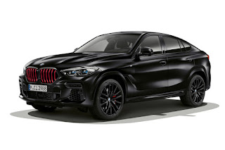 BMW X6 Black Vermilion Edition (2021) Front Side