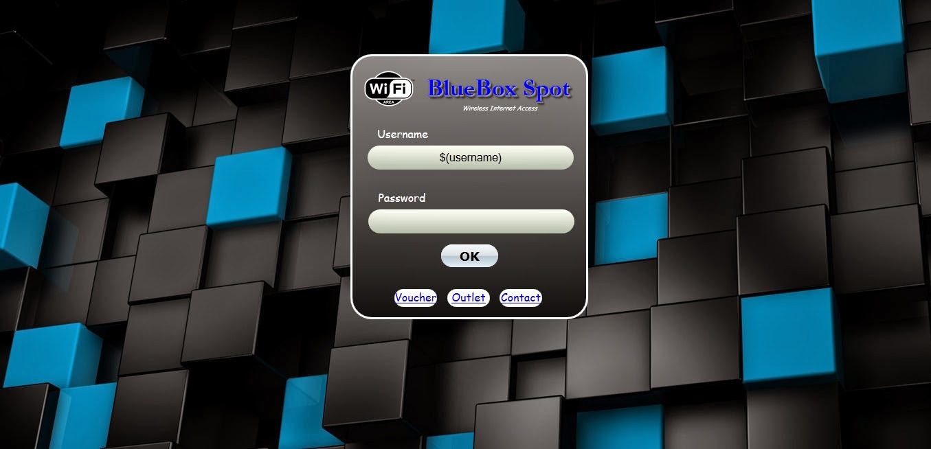 BlueBox Mikrotik Hotspot Login Page Free Template | URDU OK