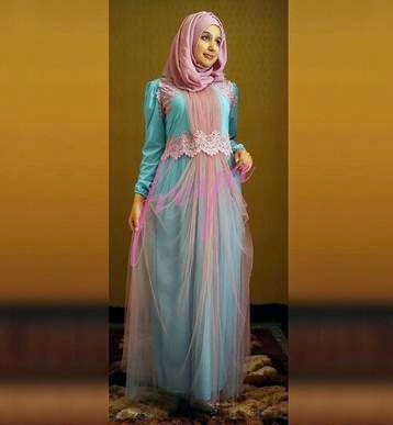 30 Desain Gaun Pesta Muslim Modern  Model Terbaru 2019