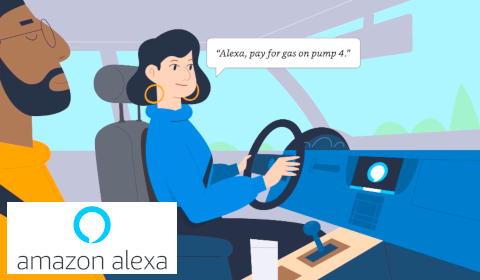 Alexa, pay for gas