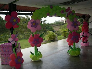 Decoracion de Fiestas Infantiles con Flores, Salones, parte 1