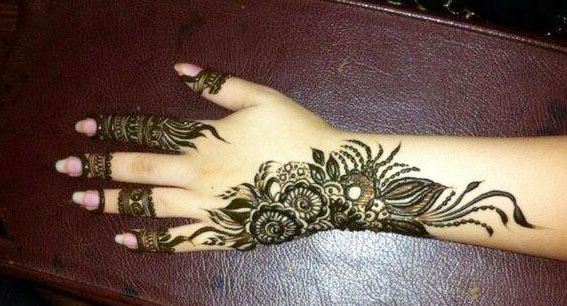 Latest fancy and simple mehndi designs 2016 for Pakistani ladies