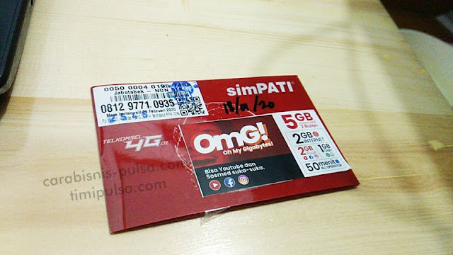 Harga dan Pembagian Kartu Kuota Telkomsel 5GB OMG