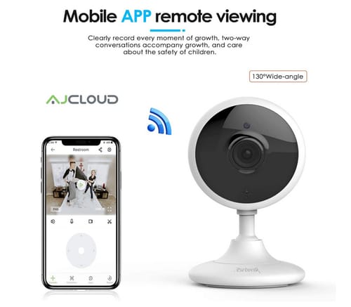 srteng 2MP 1080P WiFi Smart Indoor Nanny IP Camera