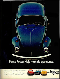 propaganda fusca - 1975. brazilian advertising cars in the 70. os anos 70. história da década de 70; Brazil in the 70s; propaganda carros anos 70; Oswaldo Hernandez;